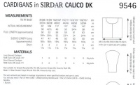 Knitting Pattern - Sirdar 9546 - Calico DK - Cardigans